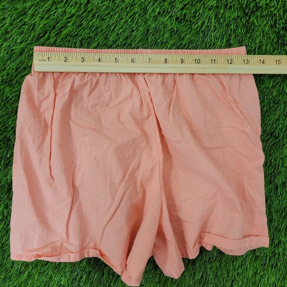 Vintage 80s Booty Gym Shorts Womens Medium Peach Pink USA - Picture 9 of 14
